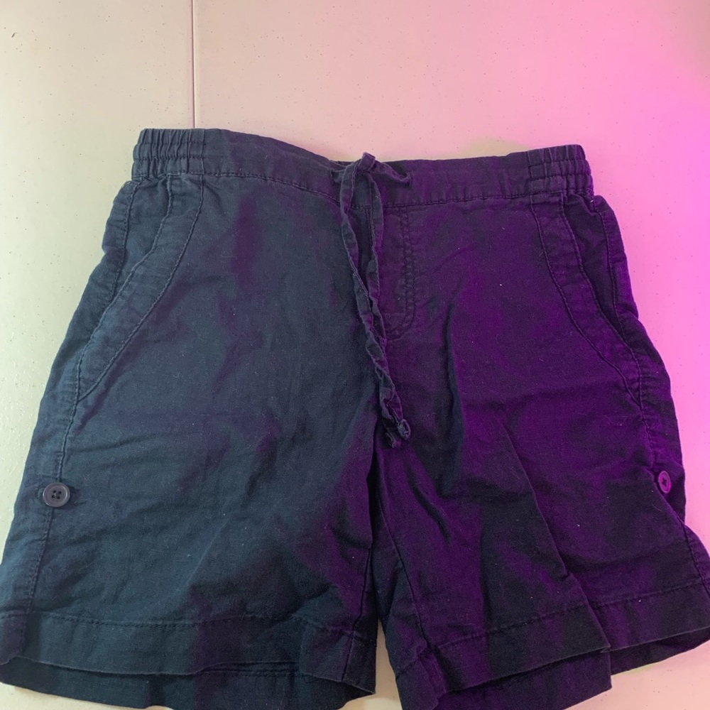 Cargo style navy shorts